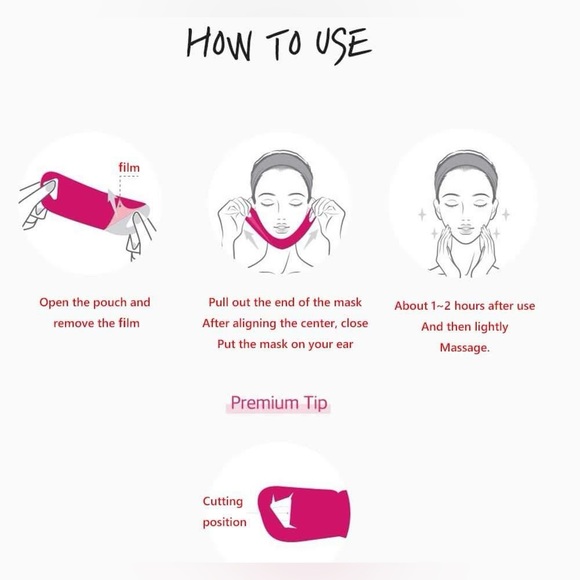WONJIN EFFECT Let's Do V Up Tension Mask 12g x 5ea Elasticity Moisture K-Beauty - Picture 5 of 5